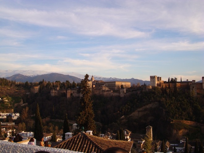 panoramic view of La Alhambra